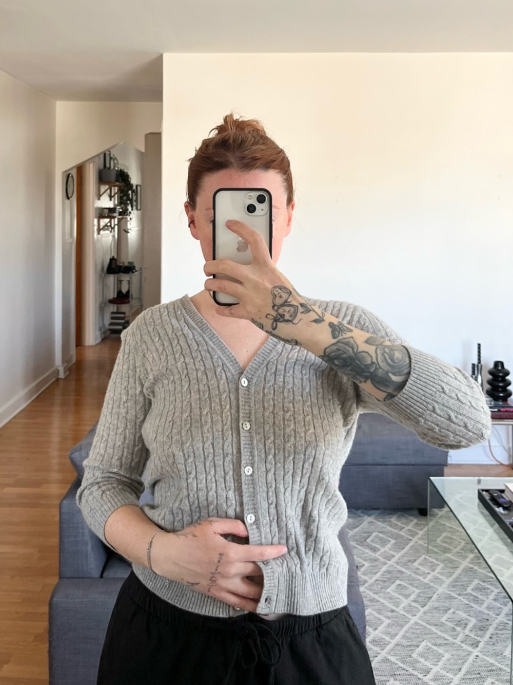 100% cashmere cardigan